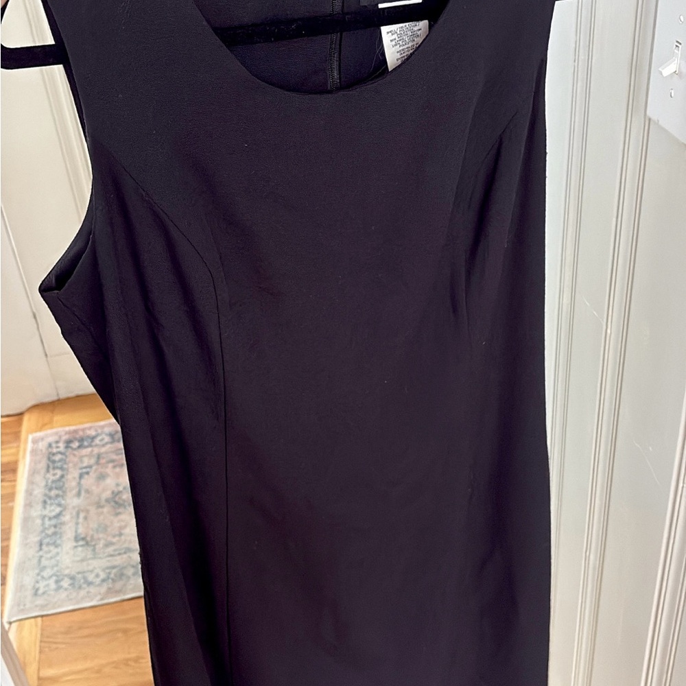 Sag Harbor Black Sleeveless Shift Dress